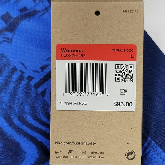 Nike Atletico Madrid 2024/2025 Third Soccer Jersey FQ2220-492 Wmn’s Sz Large New - Picture 3 of 9